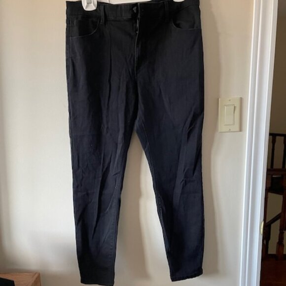 R Jeans Black - Slim-Fit High Jeans –NWOT Size 32 Petite – style DOP 154 2D4 - Picture 2 of 5
